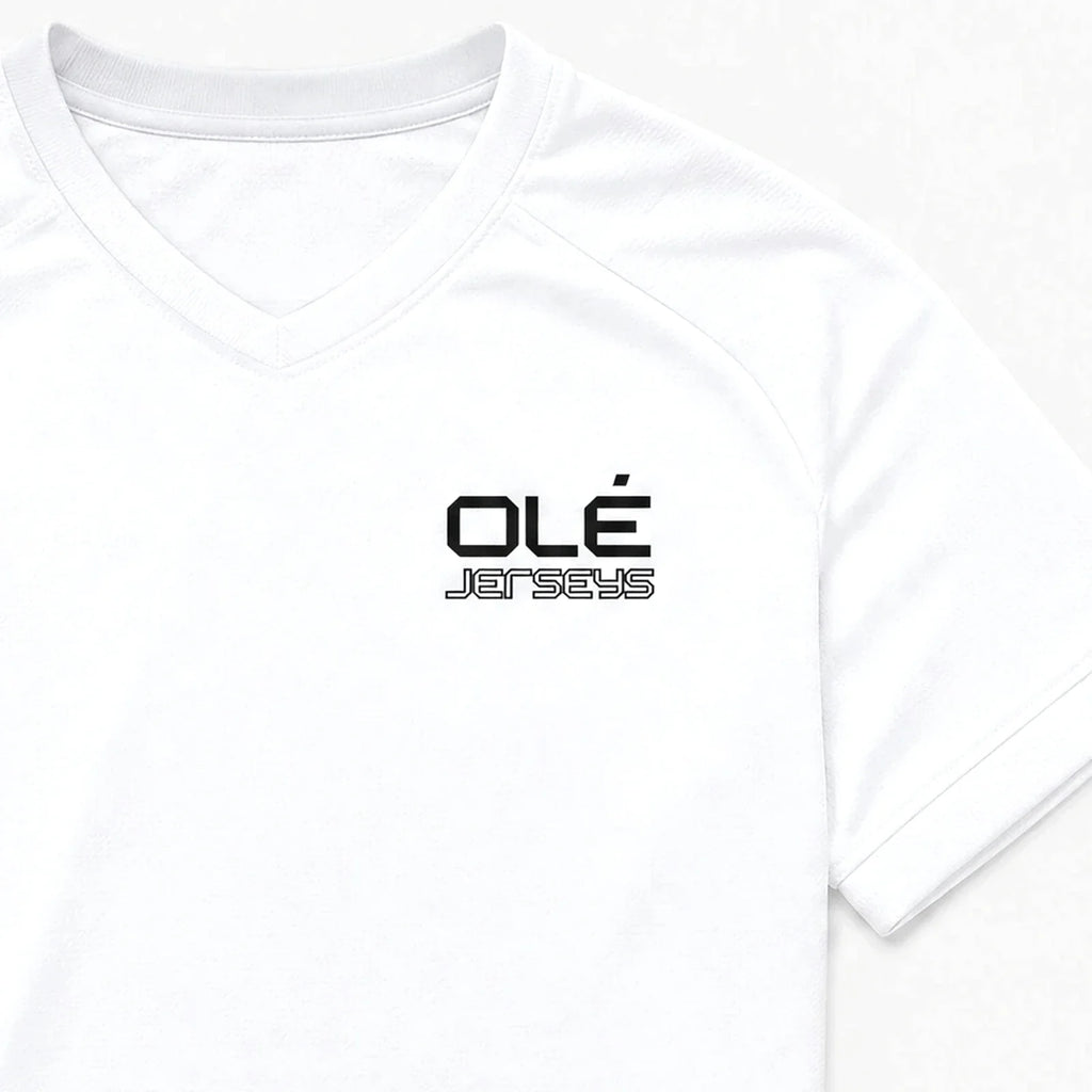 Olé Women's Jersey — White — logo detail
