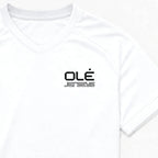 Olé Women's Jersey — White — logo detail