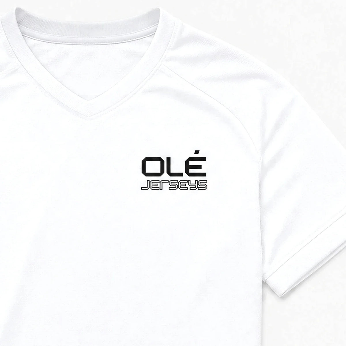 Olé Women's Jersey — White — logo detail