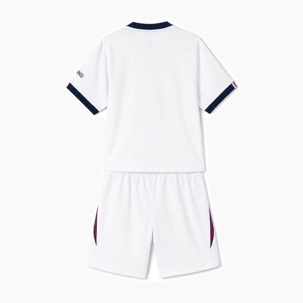 Paris Saint-Germain 2026/27 Away Kids Kit — back view