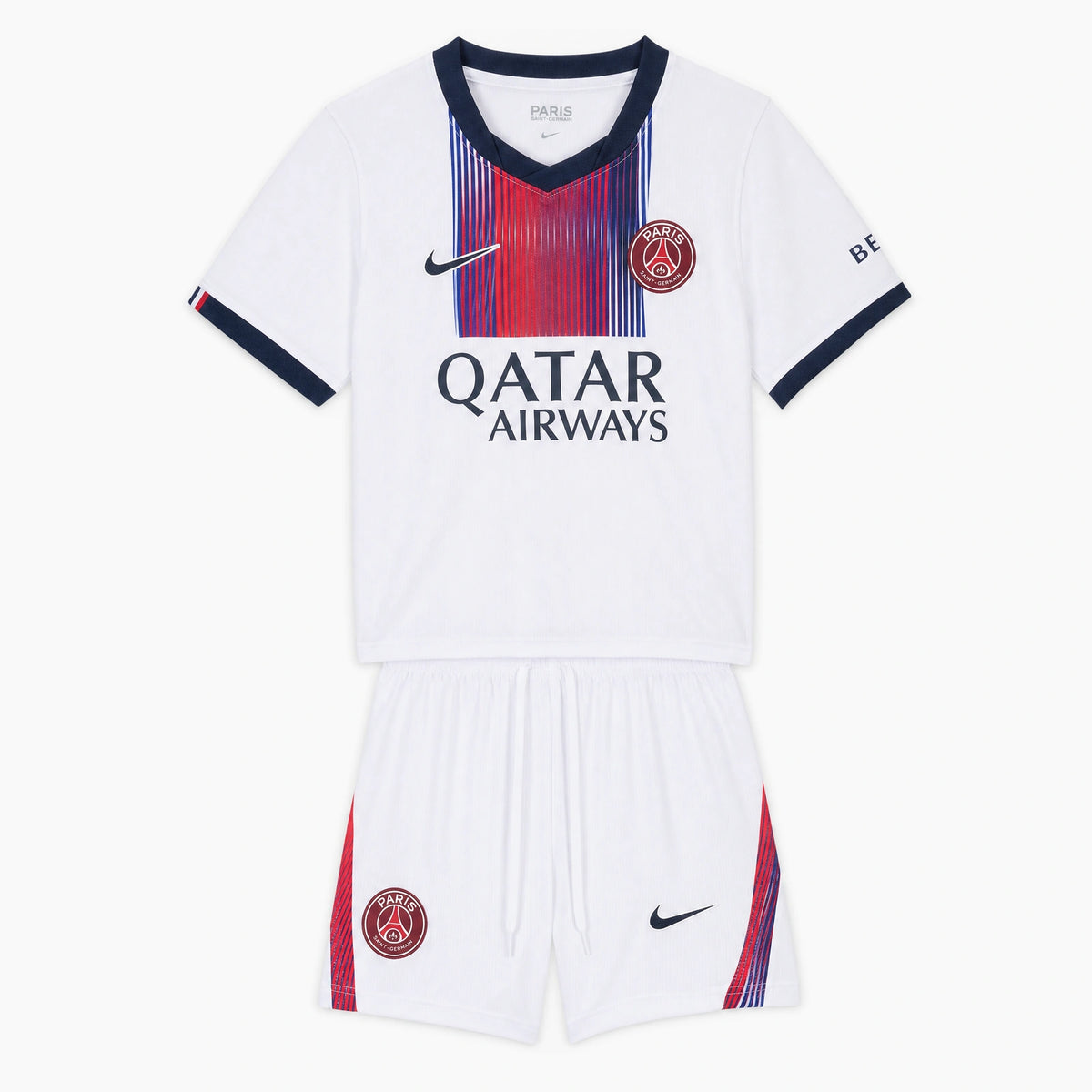Paris Saint-Germain 2026/27 Away Kids Kit — front view