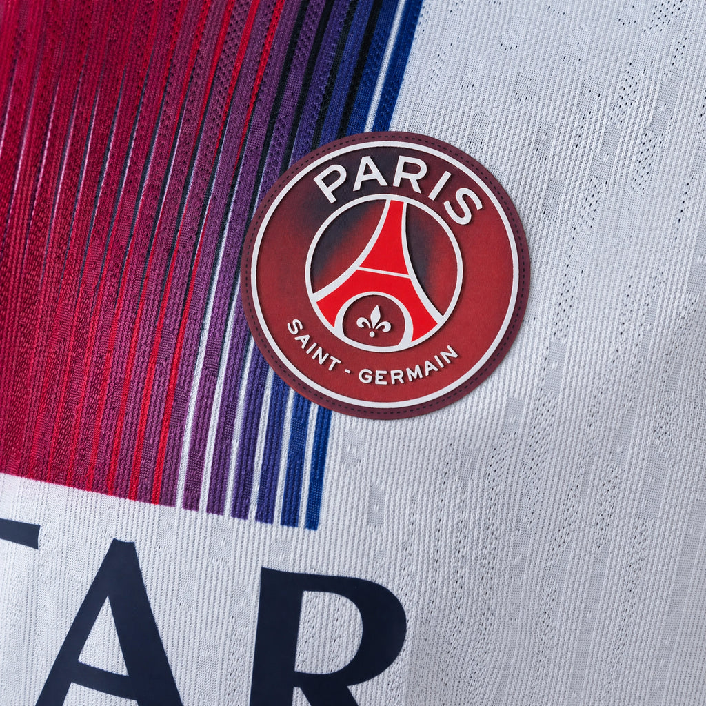 Paris Saint-Germain 2026/27 Away Player Jersey — crest and fabric detail