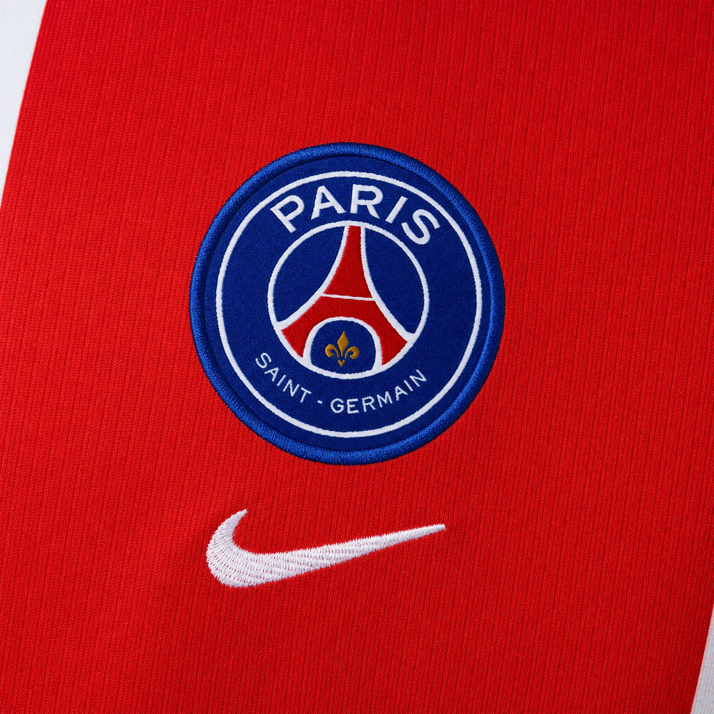 Paris Saint-Germain 2026/27 Home Jersey — crest and fabric detail