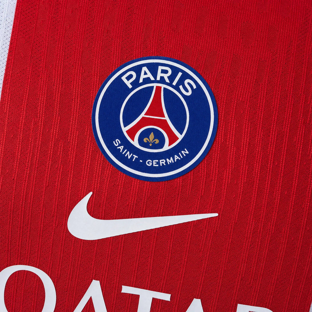 Paris Saint-Germain 2026/27 Home Player Long Sleeve Jersey — crest and fabric detail