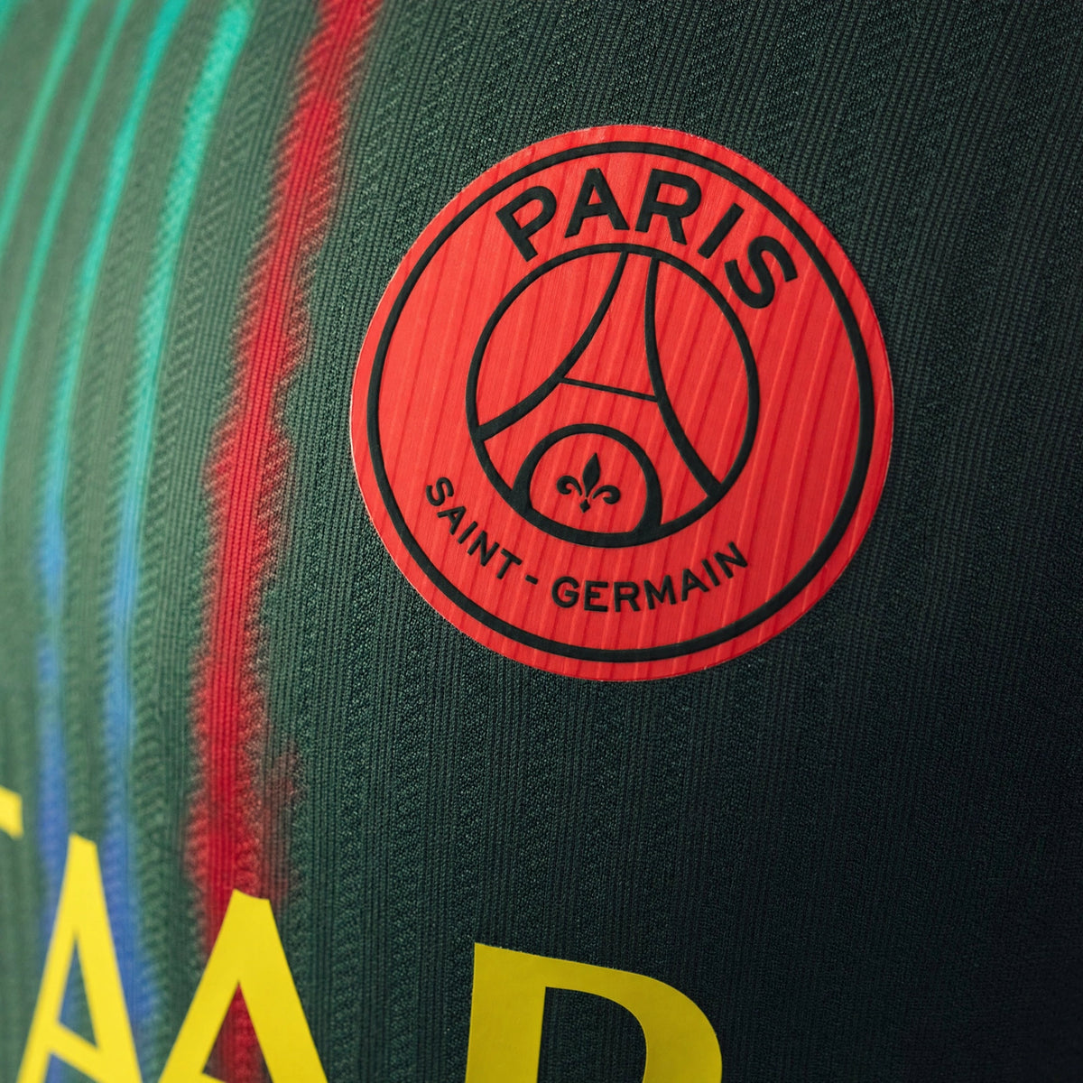 Paris Saint-Germain 2026/27 Third Player Jersey — crest and fabric detail