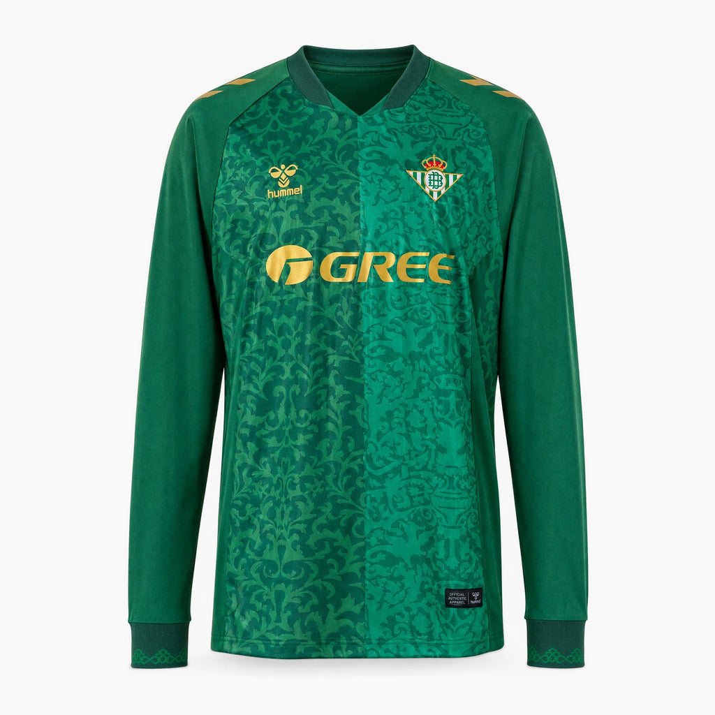 Real Betis 2026/27 Away Long Sleeve Jersey - Front view