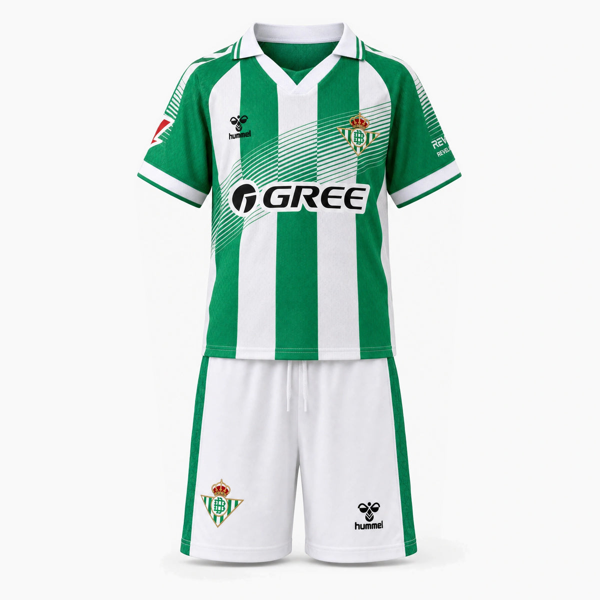 Real Betis 2026/27 Home Kids Kit - Front view