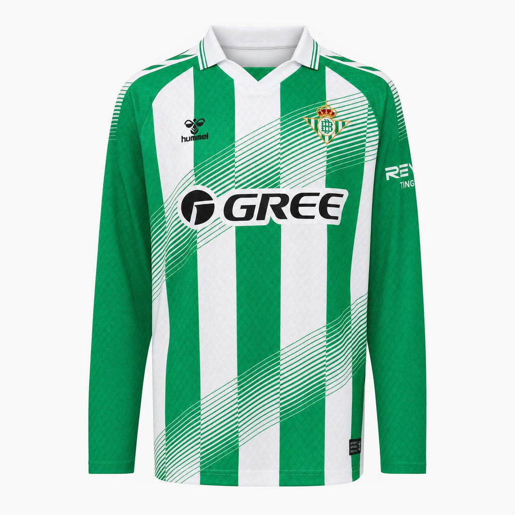 Real Betis 2026/27 Home Long Sleeve Jersey - Front view