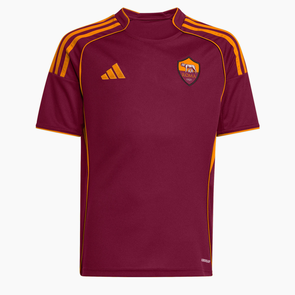 AS Roma 2025/26 kids kit — front view