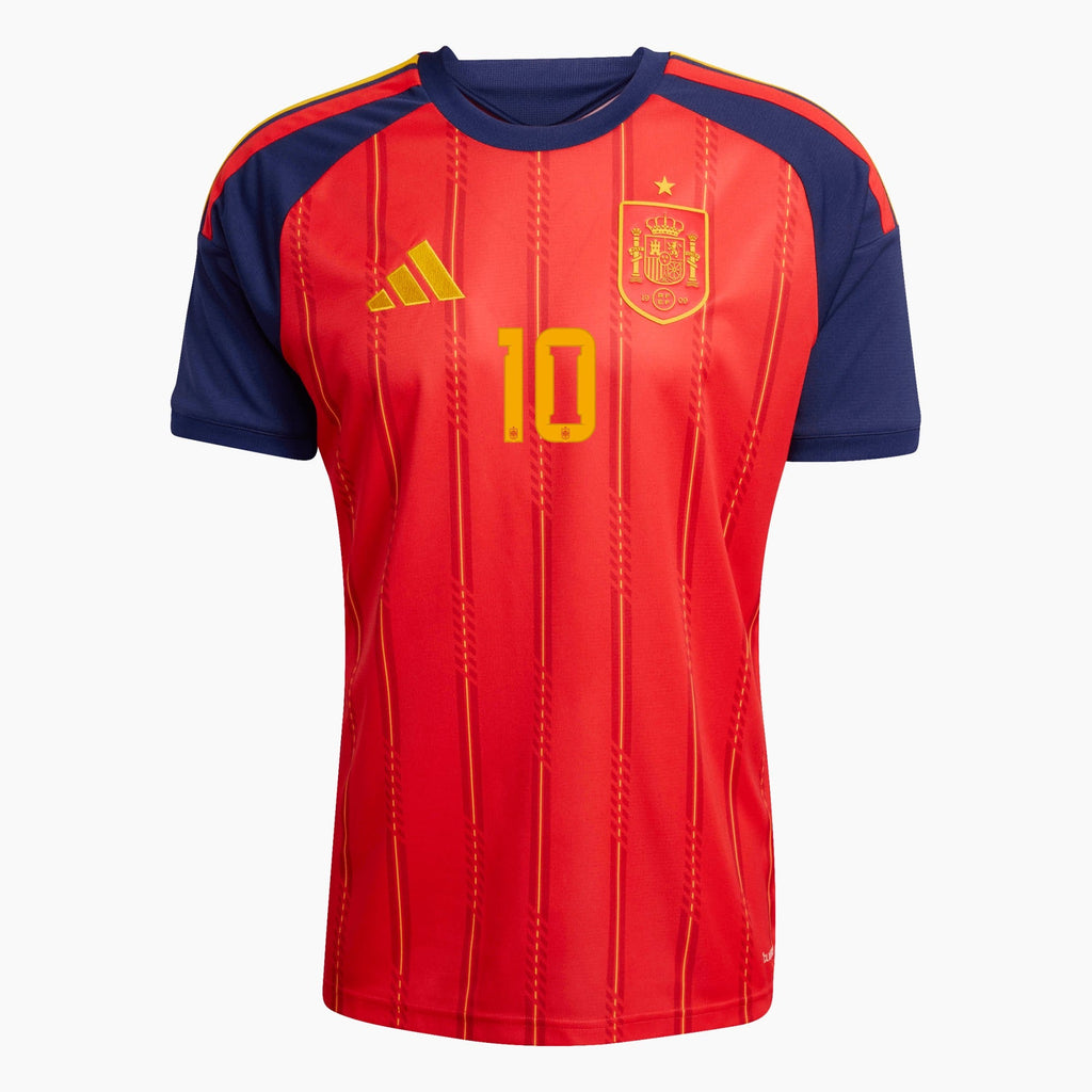 Spain 2026 World Cup Home Jersey — Dani Olmo 10 — View 2
