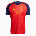 Spain 2026 World Cup Home Jersey — Lamine Yamal 19 — View 2