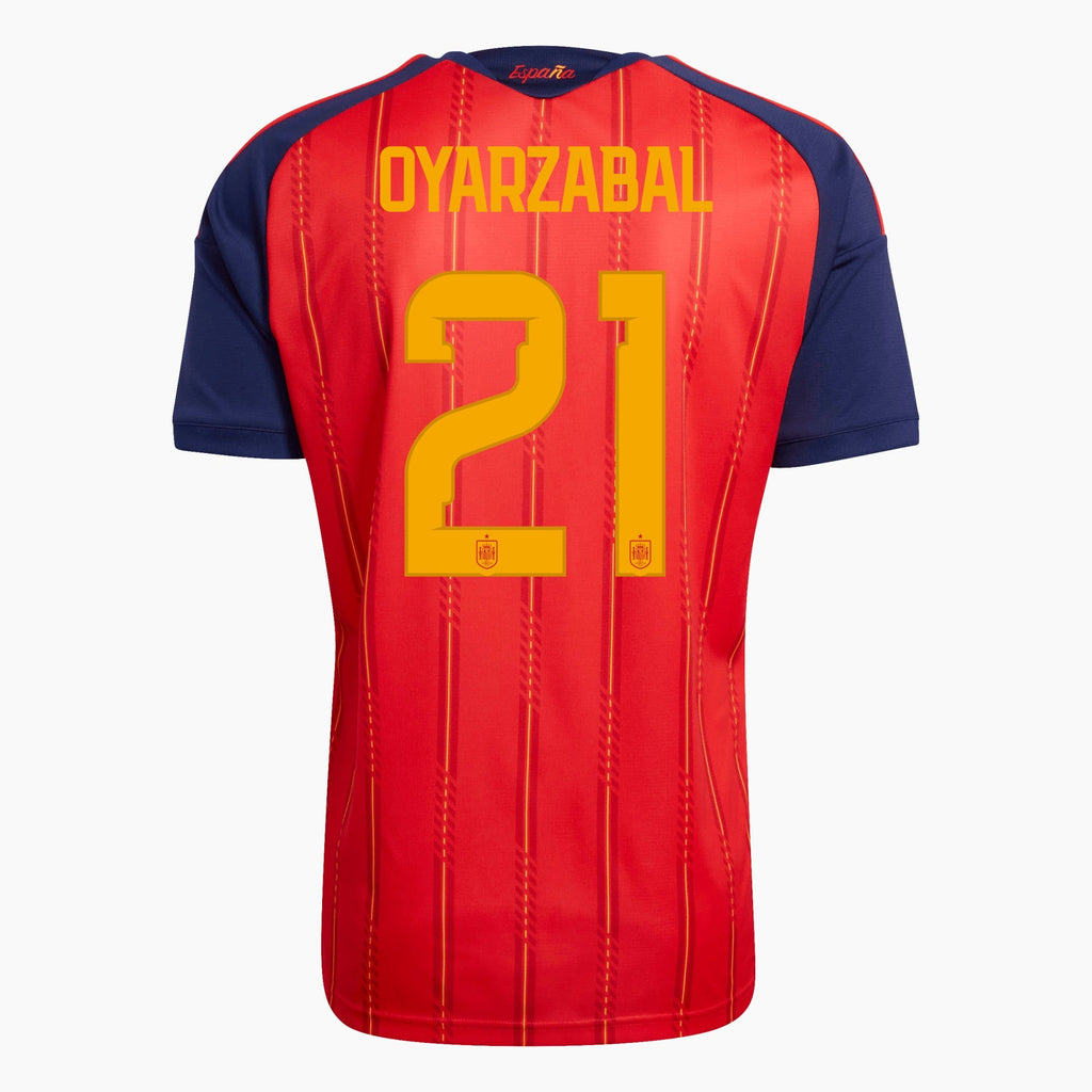 Spain 2026 World Cup Home Jersey — Oyarzabal 21