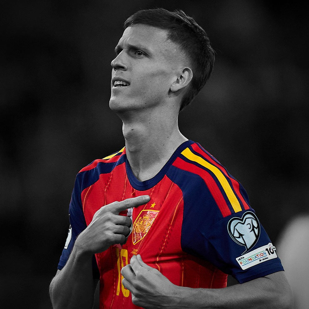 Spain 2026 World Cup Home Long Sleeve Jersey — Dani Olmo 10 — View 3