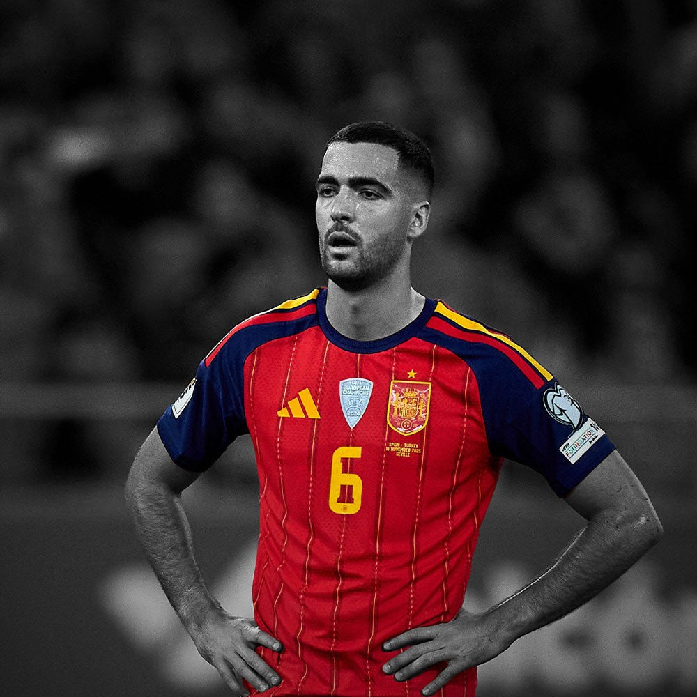Spain 2026 World Cup Home Long Sleeve Jersey — Merino 6 — View 3