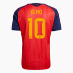 Spain 2026 World Cup Home Player Jersey — Dani Olmo 10