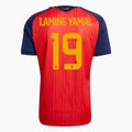 Spain 2026 World Cup Home Player Jersey — Lamine Yamal 19