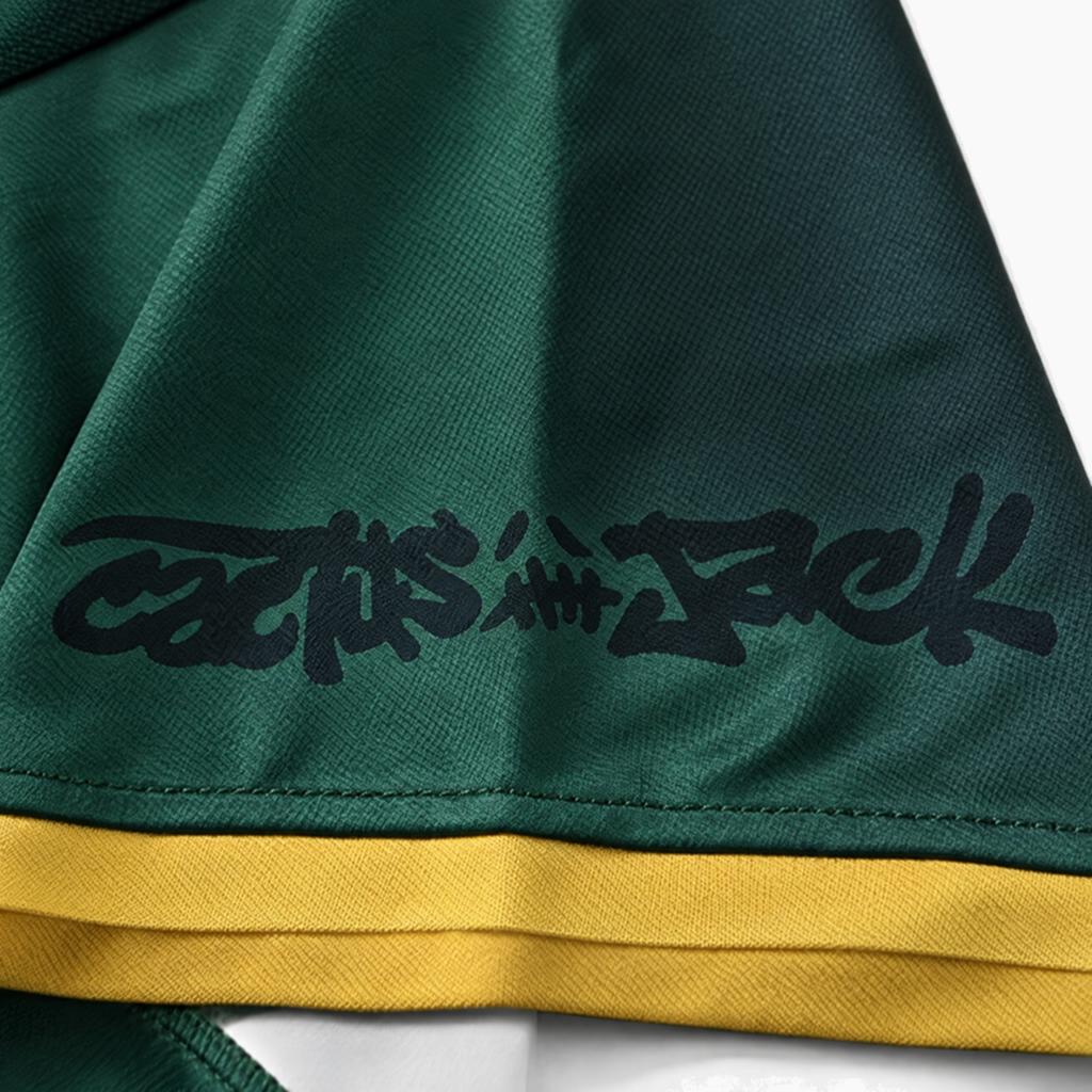 Australia Travis Scott Cactus Jack x Nike Total 90 Retro Jersey - Sleeve print detail