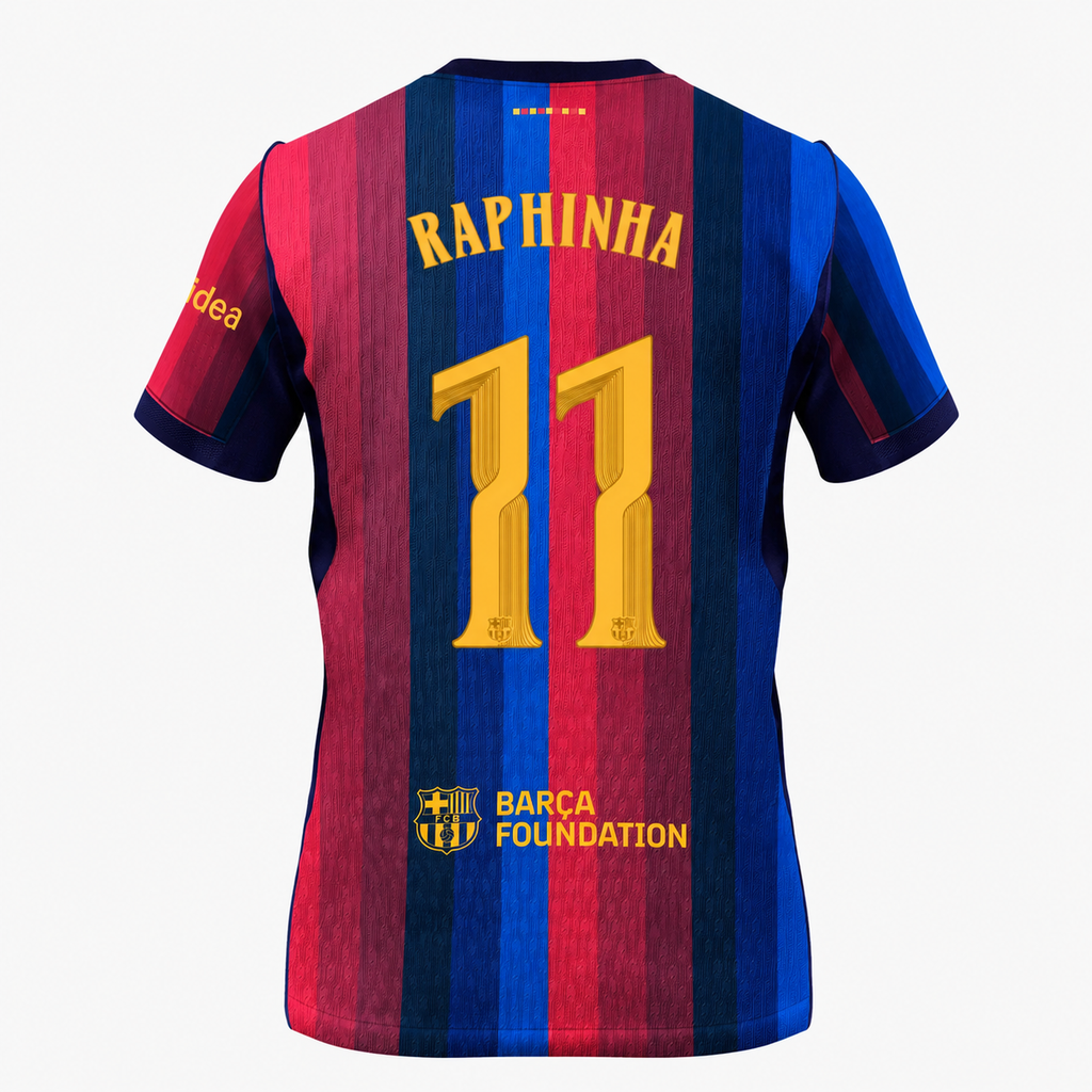 Barcelona 26/27 Home Player Jersey — Raphinha 11
