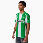 Real Betis 2025/26 Home soccer jersey - front view on model