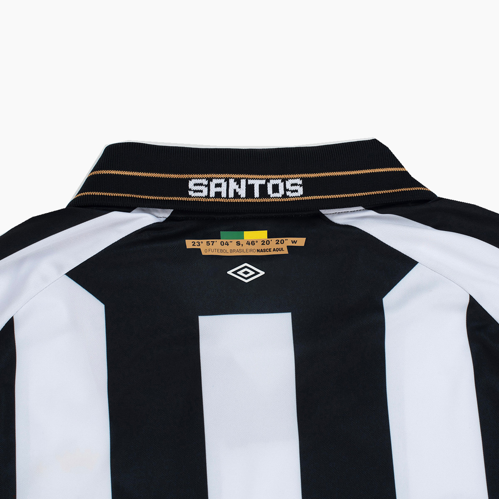 Santos 2026/27 Away soccer jersey - back neckline detail