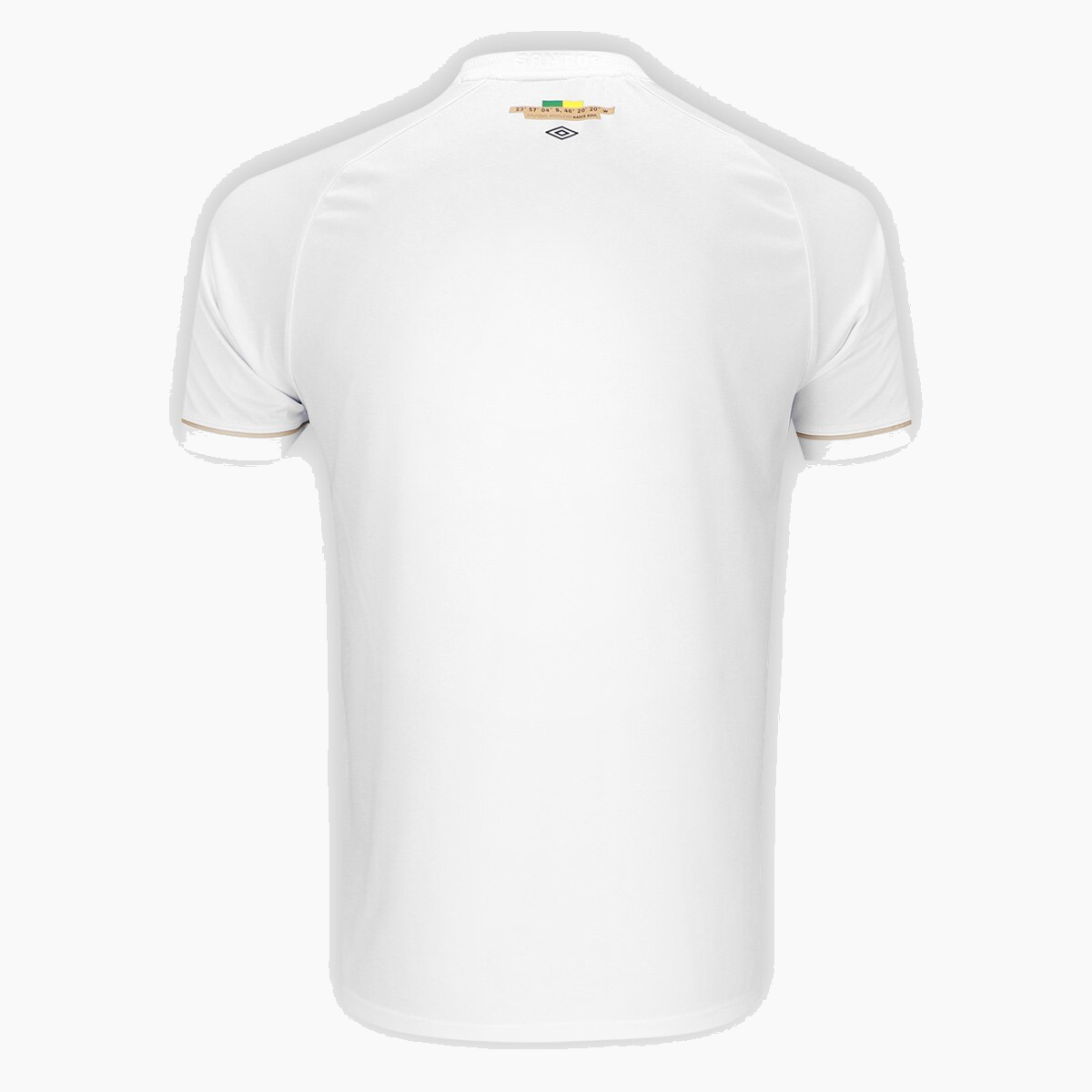 Santos 2026/27 Home soccer jersey - isolated back view