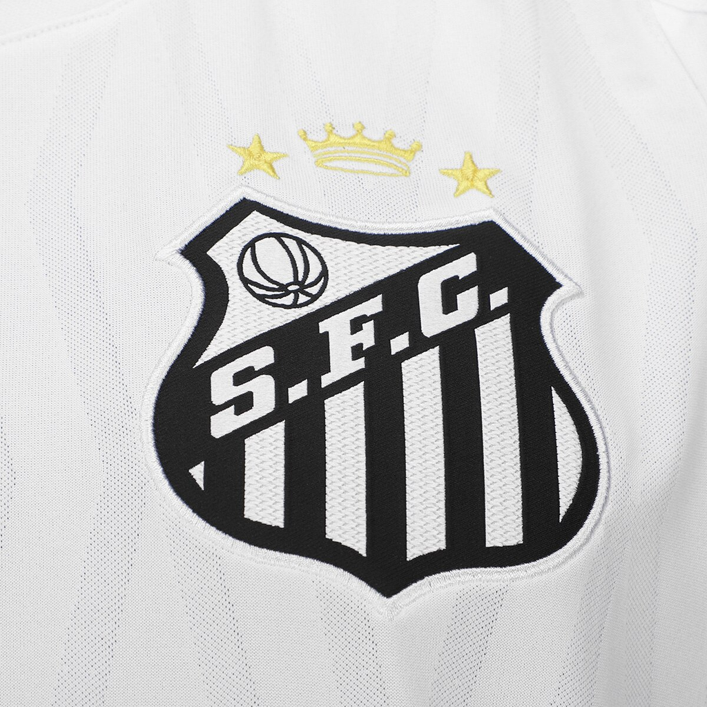 Santos 2026/27 Home soccer jersey - crest detail