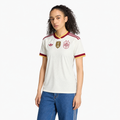 Spain 2026 Champions Women's Away Jersey — female model front view, AI-assisted adaptation matching two-star edition